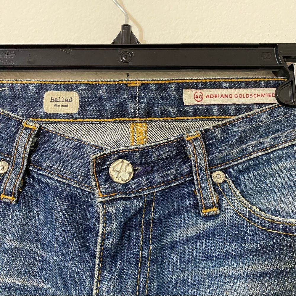 Adriano Goldschmied Ballad Slim Boot cut Denim Jeans Size 27 Reg - Picture 7 of 10